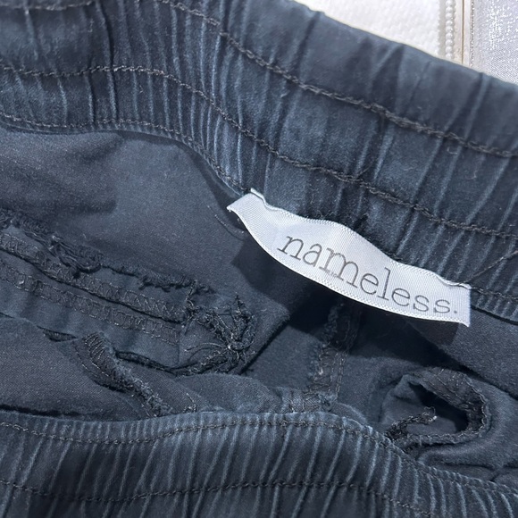 Women navy cargo joggers pants size xs, elastic bottom - Picture 5 of 6